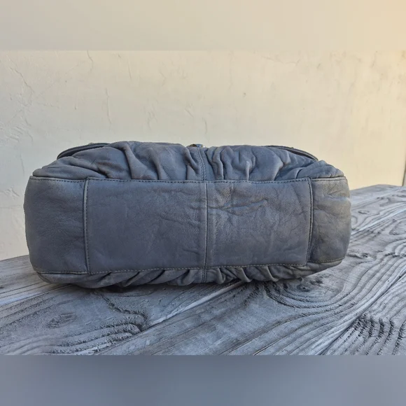 BETSEY JOHNSON VINTAGE LEATHER 'BUTTERFLY BLING' SATCHEL - Picture 8 of 12